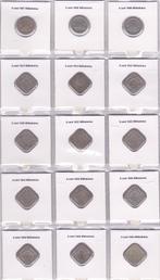 Complete serie van 15 stuivers 1907 t/m 1943 Wilhelmina, Postzegels en Munten, Ophalen of Verzenden, Koningin Wilhelmina, 5 cent