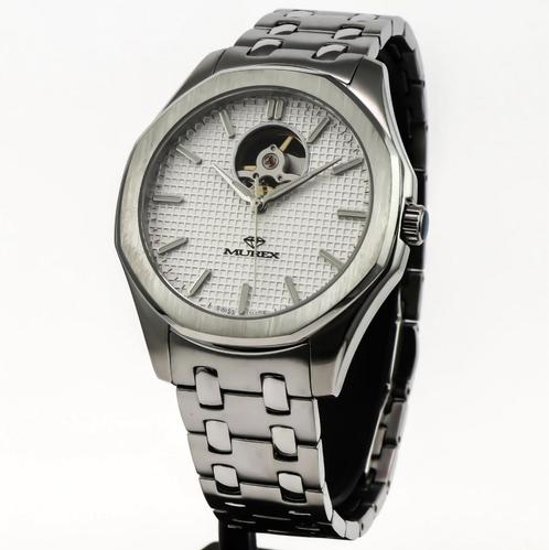 Nieuwe zwitserse automatische rvs horloge met garantie, Sieraden, Tassen en Uiterlijk, Horloges | Heren, Nieuw, Overige merken