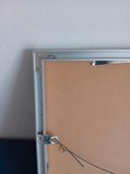 2 Aluminium Fotolijsten 70x60cm, Huis en Inrichting, Woonaccessoires | Lijsten, Ophalen, 50 tot 75 cm, Metaal of Aluminium, Zo goed als nieuw