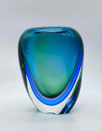 Murano Sommerso Vaas - N.M. Polo - 1993 beschikbaar voor biedingen