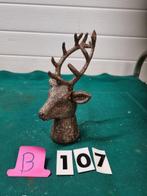 hertenhoofd brons kleurig glitter [ b107], Ophalen of Verzenden, 'T Olde Gre-j, Info@toldegrej.nl, Endepoelstraat 20f Didam