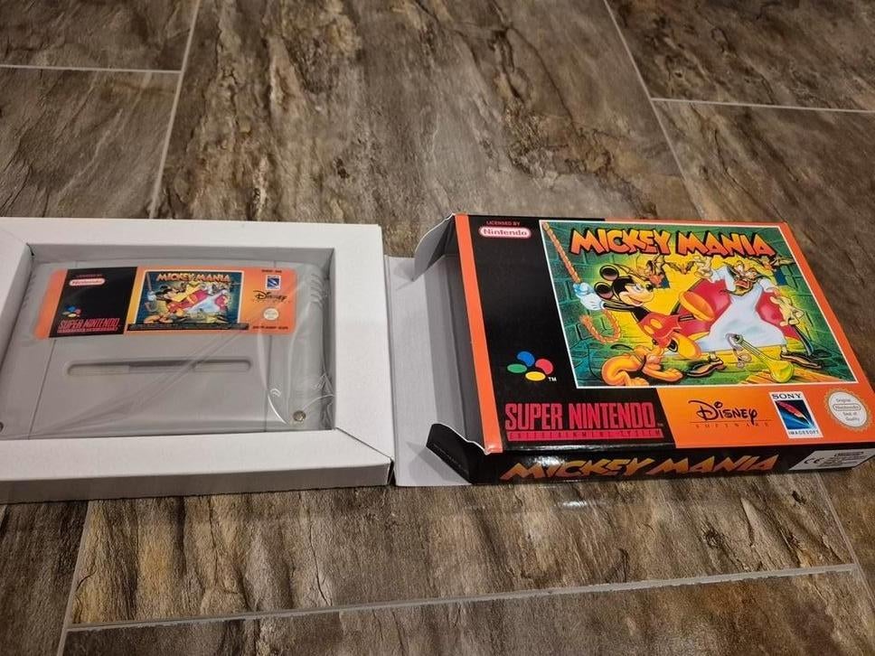 Super Nintendo snes Mickey mania, Spelcomputers en Games, Games | Nintendo Super NES, Ophalen of Verzenden