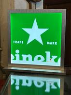 Originele Heineken bier lichtreclame staand, Lichtbak of (neon) lamp, Ophalen of Verzenden, Zo goed als nieuw, Nvt