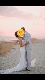 Trouwjurk Made with Love Bridal - Maat S/M, Ophalen, Zo goed als nieuw, Wit, Trouwjurk