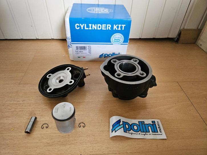 Cilinder SET Polini 50cc Minarelli AM6 133.1011 Nieuwstaat, Fietsen en Brommers, Brommeronderdelen | Algemeen, Zo goed als nieuw