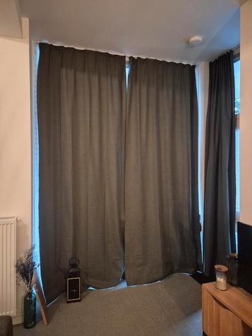 Groene Verduisterende Overgordijnen 135x300cm (6 stuks) beschikbaar voor biedingen
