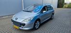 Peugeot 307 1.6 16V XR Break 2007 Grijs 7 persoon, 65 €/maand, Stof, Zwart, 4 cilinders