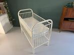 Smeedijzeren ledikant, Ophalen, Gebruikt, Minder dan 140 cm, Matras