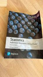 Statistics / informed decisions using data, Ophalen of Verzenden, Beta, Zo goed als nieuw, WO