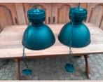 Industriële Hanglampen Björn - Set van 2, Gebruikt, Ophalen of Verzenden, Metaal, Minder dan 50 cm