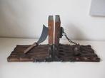 Hout houten art deco boek boekensteunen, Antiek en Kunst, Curiosa en Brocante, Ophalen of Verzenden