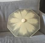 Vintage plafondlamp / plafonnière van glas, Huis en Inrichting, Lampen | Plafondlampen, Ophalen, Gebruikt, Glas