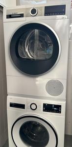 Bosch Serie 6 Wasmachine & Warmtepompdroger - Zo Goed Als Ni, Witgoed en Apparatuur, Wasdrogers, Ophalen, Anti-kreukfase, 8 tot 10 kg