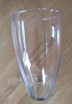 Glazen vaas Hoog 25 cm  Diameter 14 cm, Ophalen, Overige kleuren, Minder dan 50 cm, Glas