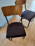 Slaapkamer stoelen Retro, Huis en Inrichting, Stoelen, Ophalen of Verzenden, Zo goed als nieuw, Grijs