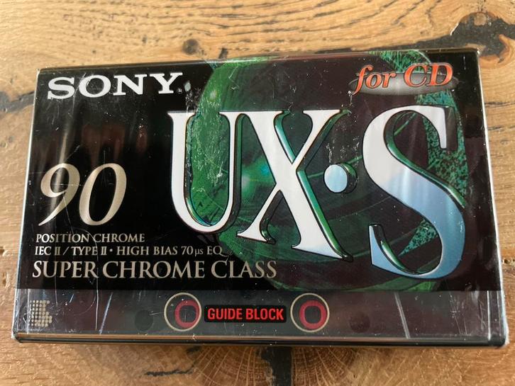 Sony UX-S 90 Cassettebandje - Nieuw in Verpakking, Cd's en Dvd's, Cassettebandjes, Nieuw in verpakking, Origineel, Pop, 1 bandje