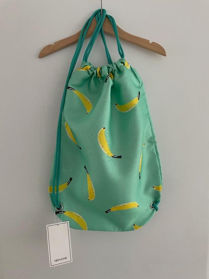 Nieuw! H&M home gymtas sporttas tas bananen banaan tasje, Sieraden, Tassen en Uiterlijk, Tassen | Schooltassen, Nieuw, Overige typen