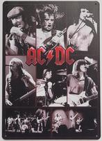 ACDC foto collage reclamebord van metaal wandbord deco, Info@deconoord.nl, Deco Noord, Nieuw, Ophalen of Verzenden