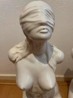 Twee Zwijgzame Naakte Sculpturen, Verzamelen, Beelden en Beeldjes, Ophalen of Verzenden, Gebruikt, Mens