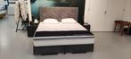 Showroommodel boxspring 180x200cm € 499,00, Huis en Inrichting, Slaapkamer | Bedden, Ophalen, 180 cm, 200 cm, Grijs