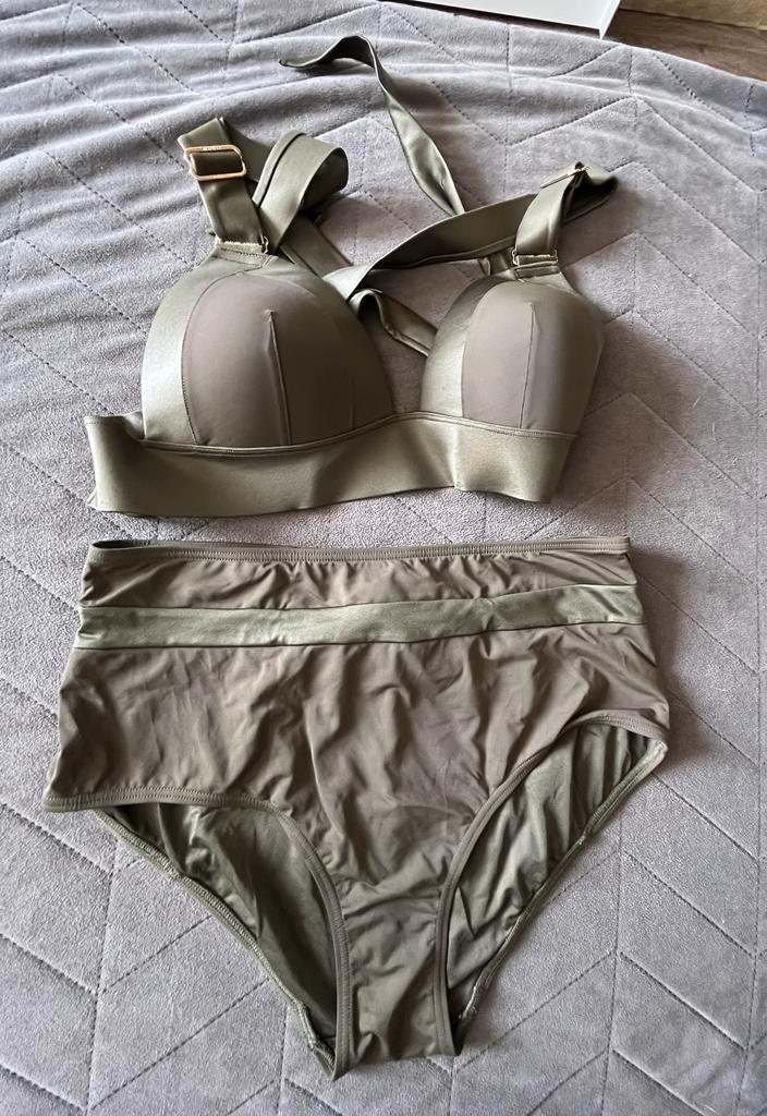 Marlies Dekkers Cache coeur bikini legergroen L, Kleding | Dames, Badmode en Zwemkleding, Zo goed als nieuw, Bikini, Groen, Verzenden