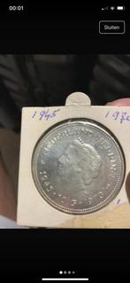 Zilveren10 gulden 1945 1970, Ophalen of Verzenden, Koningin Juliana