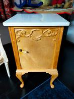 Antiek Kastje met Marmeren Blad, Huis en Inrichting, Slaapkamer | Nachtkastjes, Ophalen