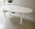 Vintage ovale eettafel, Huis en Inrichting, Tafels | Eettafels, Ophalen, Gebruikt, 100 tot 150 cm, 200 cm of meer