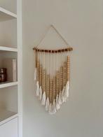 Boho Houten kralen wandhanger. 50x100 cm, Huis en Inrichting, Ophalen, Zo goed als nieuw