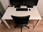In hoogte verstelbaar bureau 120x80, Ophalen, In hoogte verstelbaar, Zo goed als nieuw