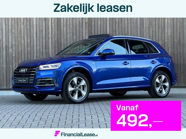 Audi Q5 55 TFSI e quattro S-Line / Pano / ACC / Dodehoek /, Auto's, Audi, Bedrijf, Lease, Financial lease, Q5, ABS, Achteruitrijcamera