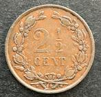 Zeldzamere 2,5 cent 1894, Ophalen of Verzenden, Koningin Wilhelmina, Overige waardes, Losse munt