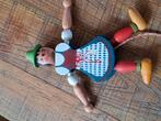 Vintage Houten Trekpop - Tiroler Meisje, Kinderen en Baby's, Ophalen of Verzenden, Zo goed als nieuw, Overige typen