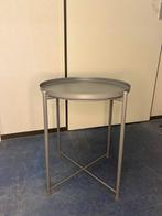 Nordic Minimalistische Bijzettafel Grijs, Huis en Inrichting, 45 tot 60 cm, Minder dan 55 cm, Metaal of Aluminium, Minimalistisch, modern, strak, industriëel