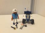 Playmobil 3655 agent met quad compleet, Ophalen of Verzenden, Gebruikt, Complete set