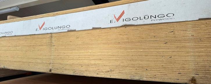 Populieren plex 1225*2500*/153x305  5/9/12/15/18/22/25/40 Mm, Doe-het-zelf en Verbouw, Plinten en Afwerking, Zo goed als nieuw