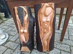 uniek handwerk houten wand borstbeeld van een vrouw, Ophalen of Verzenden, Zo goed als nieuw