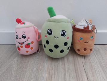 Knuffel boba tea bubble tea 3x schattig L634 beschikbaar voor biedingen