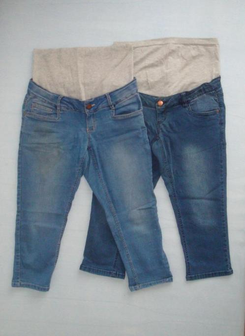 Twee Mamalicious capri 3/4e zwangerschapsbroeken maat 28, Kleding | Dames, Positiekleding, Gedragen, Broek of Spijkerbroek, Maat 38/40 (M)