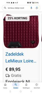 Lemieux dekje rood, Dieren en Toebehoren, Ophalen of Verzenden, Zo goed als nieuw