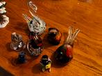 Set van 7 unieke vogel- en dierenbeeldjes, Glas en Keramiek, Antiek en Kunst, Ophalen