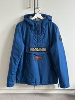 Napapijri winterjas heren blauw maat S, Blauw, Ophalen of Verzenden, Zo goed als nieuw, Napapijri