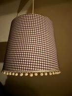 Paarse lampenkap met ruitjes, Ophalen, Overige kleuren, 25 tot 50 cm, Rond