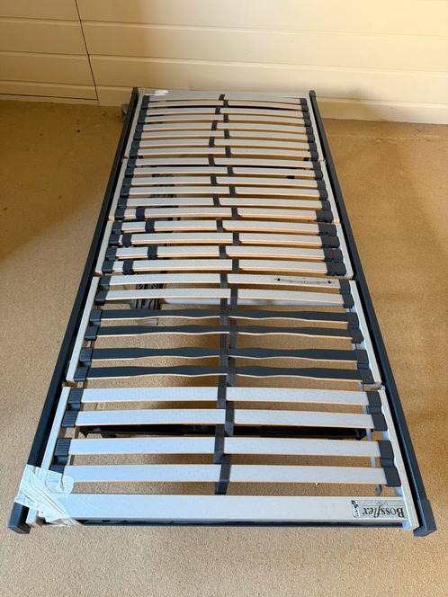 Bossflex Extra elektrisch lattenbodem evt compleet bed, Huis en Inrichting, Slaapkamer | Bedden, Gebruikt, Eenpersoons, 90 cm
