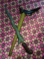 Antieke Keris Naga 5 Luk Pamor Dwiwarna Naga Rangsang SVD99, Antiek en Kunst, Verzenden