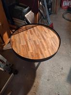Ronde industriële salontafel, Huis en Inrichting, Ophalen, Gebruikt, 50 tot 100 cm, Rond