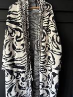 Mat vest zwart wit maat 46/48, Kleding | Dames, Grote Maten, Ophalen of Verzenden, Zo goed als nieuw, Zwart, Trui of Vest