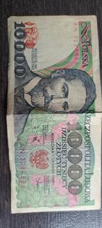 10000 Poolse Sloty bankbiljet, Polska geld biljet, Ophalen of Verzenden, Polen, Los biljet