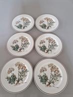 6 gebaksborden 17 cm Villeroy en Boch Botanica, Ophalen of Verzenden, Zo goed als nieuw, Bord(en), Overige stijlen