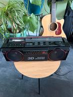 Hitachi 3D Super Woofer Stereo Cassette Boombox, Audio, Tv en Foto, Radio's, Ophalen of Verzenden, Zo goed als nieuw, Radio